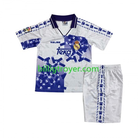 Billige Fotballdrakter Real Madrid Barn Retro Tredjedraktsett 1996-1997 Kortermet